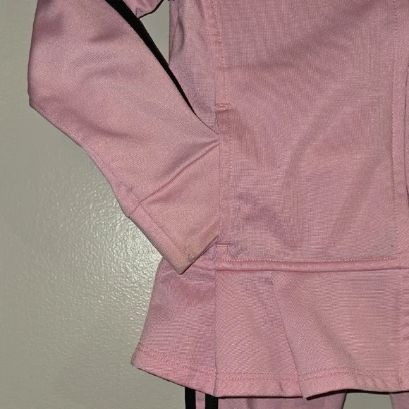Adidas Kids Pink Set with Black Accents LOT R1 - Picture 4 of 9